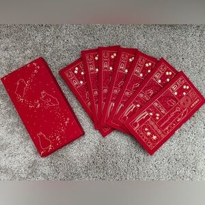 Hermes Red Decorative Envelopes with Gold Accents, Year of Rabbit